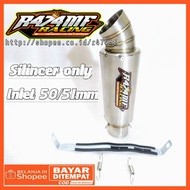 R474MF Exhaust (Silincer Only) Inlet 50/51mm Stainless