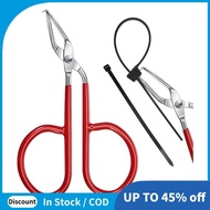 Cable Tie Opener Zip Tie Cable Tie Remover Tool Stainless Steel Zip Tie Cutter Tool with Silicone Ha