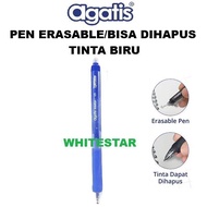 / pen gel pen erasable pen/bolpen retractable can be erased Prime - ink biru