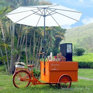 Stall Stall Cart Bicycle Influencer Market Promotion Float Cart Snack Cart Oden Milk Tea Coffee Roas