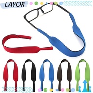 LAYORSG Glasses Strap Band Interchangeable Sports Sunglasses Rope