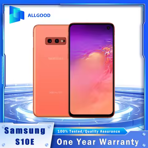 Original Samsung Galaxy S10e G970U1 G970F 5.8" Dynamic AMOLED 6GB RAM 128GB ROM Snapdragon 855 12MP 