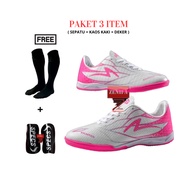 Specs Galactica Futsal Shoes Specs Galactica Futsal Shoes in White and Pink Specs Futsal