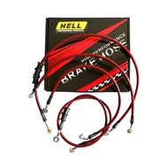 HELL Brake Hose SET Front Rear PCX 150-160 ABS CBS / ADV 150-160 ABS CBS