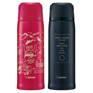 Zojirushi Stainless Steel Bottle with Cup 0.8L Black/Red (SJ-JS08)
