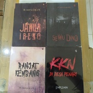 BEST PAKET 4 BUKU SIMPLEMAN JANUR IRENG SEWU DINO RANJAT KEMBANG MANUNGGAL