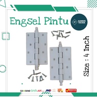 Engsel Pintu Kamar Mandi WC Plastik PVC