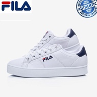 FILA Unisex Court Deluxe White/Navy Shoes (Size-mm)