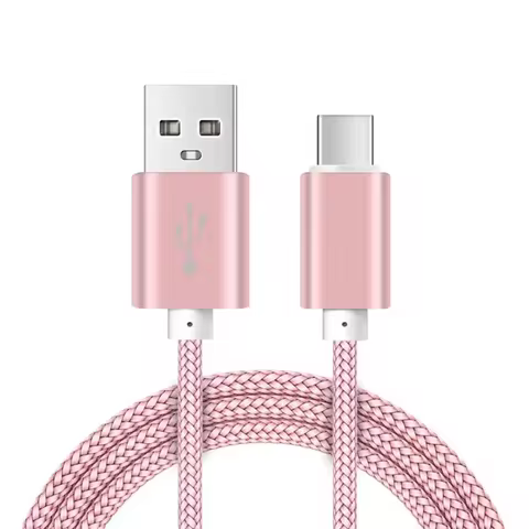 Type-C USB Fast Charging Braided Cable for Samsung S24 A53 Xiaomi 11 12 13T Redmi Note 10S 11S 12T H