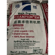 Baja organik Agrobridge Champion 5/5/5 - 25kg