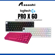 Logitech G PRO X 60 LIGHTSPEED Wireless Gaming Keyboard, Ultra Compact TKL 60% Mechanical Keyboard f