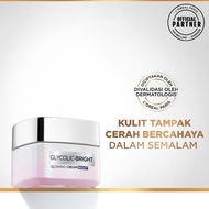 LOREAL Paris Glycolic Bright Glowing Night Cream | Krim Malam L'oreal