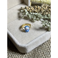 1/2 gram light gold doraemon children's ring / children's ring / real gold ring / light gold ring / 
