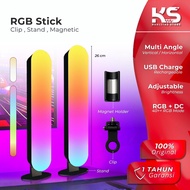 RGB Light Stick Stand Mini Portable Photography Light/ Videography Ngonten Live Clip RGB Lighting Tu