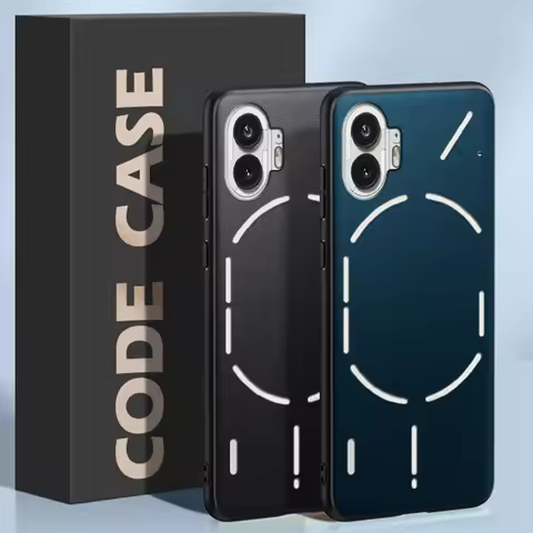 Luxury PU Leather Case For Nothing Phone 1 One Back Cover Matte Silicone Full Protection Phone Case 