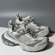 WPIP BALENCIAGA 3xl Dad shoes Suede Suede Thick Bottom Increased Couple Leisure Sneaker ZC2Q*&*-