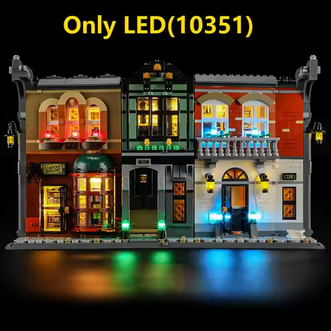 Led Lighting Kit For LEGO 10351 Sherlock Holmes Book Nook building block bricks (only light no model