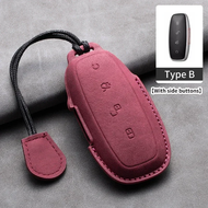♡HOT ADD♡                            Leather Car Smart Remote Key Case Cover Protector Holder Shell 