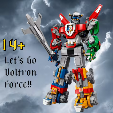 Hot In Stock Voltron 21311 Universe Defender 2321pcs 5-in-1 Deformable Building Block Model Toys Gre
