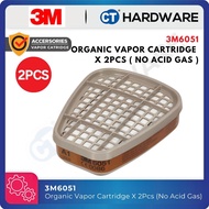 3M 3M6051 Organic Vapor Cartridge Respiratory Protection (1pair)