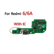 With IC Charging board flex for Redmi 6 6A Main board Mainboard flex cable