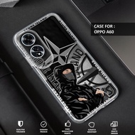 OPPO A60 Case - OPPO A60 Casing BRAND Motif - Fourside Premium Softcase - Clear Transparent - HP Sil