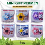 Mini Gift Freebies Flower Candy Custom Greetings