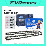 ZEYANG / MK SAW CHAIN - FULL CHISEL (0.325" & 3/8") /CHAINSAW CHAIN /RANTAI CHAIN SAW