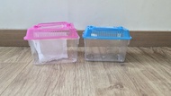 爬蟲飼養箱+全新蝴蝶網  昆蟲盒 飼養盒 網籠 組合