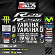 Sticker Striping Variation Transparent Uv Yzf R25 R25M R25 V1 R25 Old R25 New R25 V2 All New Yamaha 