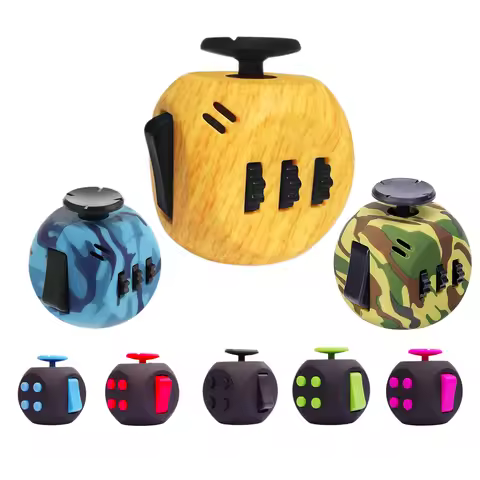 Fidget Cube Toys,6 Sides Anti Stress Fidget Cube Dice For Kids Adults Autism ADHD OCD Anxiety Relief