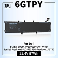 6GTPY Battery for Dell XPS 15 9560 9570 9550 7590 P56F001 Precision 5510 5520 5530 5540 M5520 M5510 