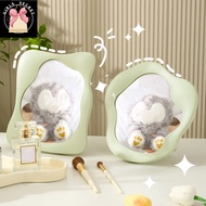 BLstockbracket INS Dressing Mirror Irregular Simple Portable Mirror Student Dormitory Mirror