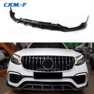 Carbon Fiber / FRP Front Bumper Lip Spoiler for Benz GLC Class Coupe W253 GLC63 Original Bumper 2016