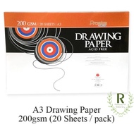 Campap A3 Drawing Paper 200gsm 20sheets
