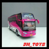 PROMO!!! MAINAN MINIATUR BUS STJ FULL LAMPU