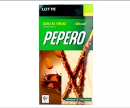 Lotte Pepero Chocolate No. 1 Brand in Korea - Almond Chocolate