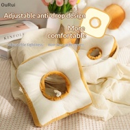 # OuRui # Soft Pet  Collar Cute Toast Avocado Shape Breathable Cotton Postoperative Protection for C