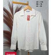 KEMEJA KATUN BABY YELLOW COTTON SHIRT BY 8 SECONDS LIKE NEW