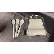 5” T-spoon(50pcs) Cake spoon Sudu plastic kek/KFC mash potato spoon secret recipe