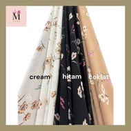 MUHIT* KAIN CHIFFON CERUTTY CERUTI BABYDOLL MOTIF BUNGA METERAN