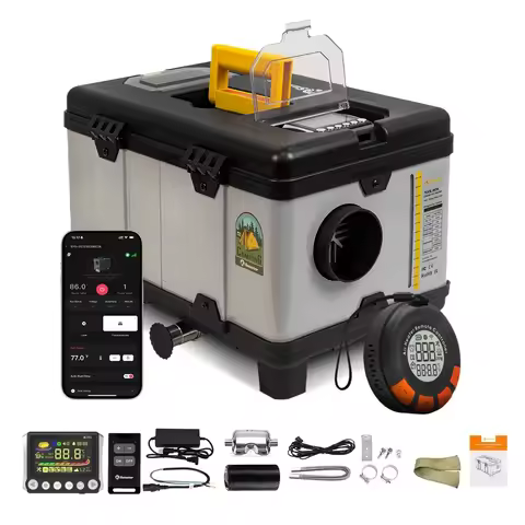 TB10pro 8KW Diesel Air Heater 12V/24V/220V Car Parking Heater With CO/Bluetooth app/LCD Panel/Thermo