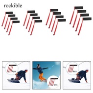 rockible Sports Glove Wristbands with Metal Clips Secure Attachment Snow Glove Leash for Skiing Snow