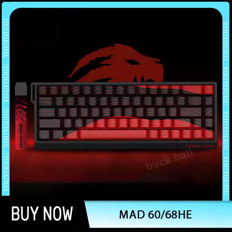 FGG Madcatz MAD60/68 HE Mad 60he 8K Mechanical Keyboard Magnetic Switch Madlions Mad 68he Wired Gami