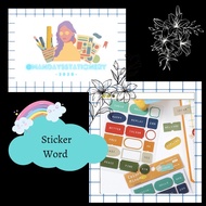 Word Sticker
