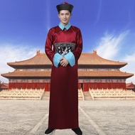 小品后宫甄嬛传古装公公清朝男士侍卫服装太监官服僵尸表演服总管3.16The Legend of Zhen Huan Costume, Qing Dynasty Men's Palace Guard C