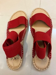 西班牙製 37/38號 女裝紅色涼鞋 Red Sandals