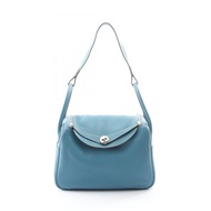 【二手】愛馬仕 HERMES Lindy 30 藍色牛仔單肩包 其他 Lindy 30 藍色牛仔 女士二手 B