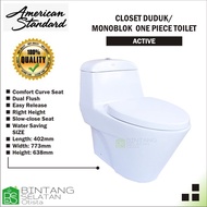 CLOSET DUDUK AMERICAN STANDARD/ MONOBLOK ONE PIECE ACTIVE