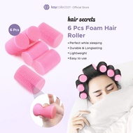 Hair Secrets Ceramic Thermal Hair Roller / Sleeping FoamRoll rambut Hair Foam Roller/ 40mm Hair Roll